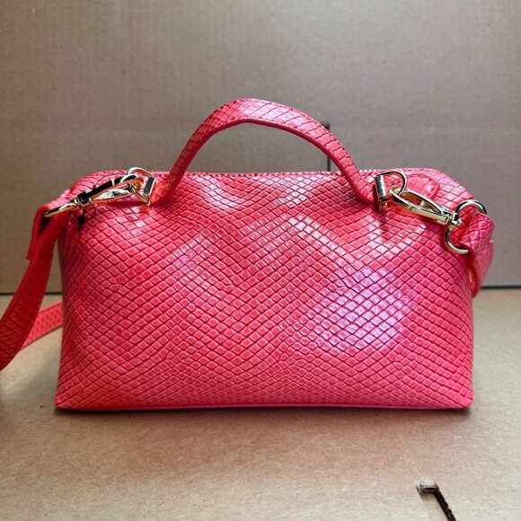 On 34th Allikay Embossed Crossbody Bag - Pink - Picture 7 of 9